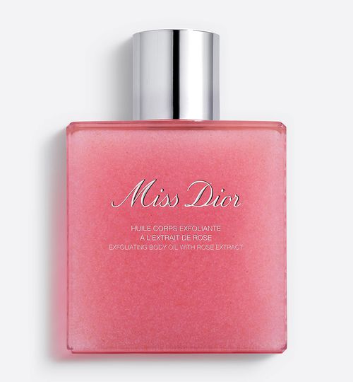 Miss Dior Óleo Corporal Esfoliante com Extrato de Rosa