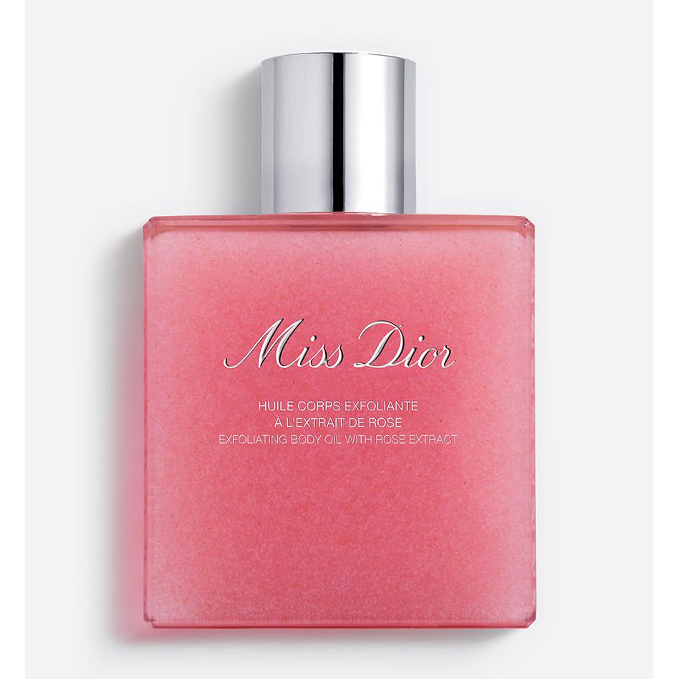 Miss Dior Óleo Corporal Esfoliante com Extrato de Rosa